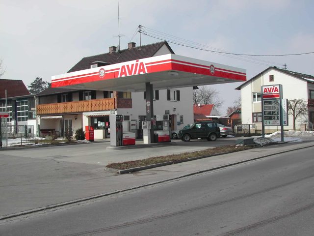Avia Autogas Station, Sulzemoos, Bavaria, Germany
